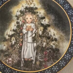 Königszelt Bayern Sulamith Wülfing Christkind Collector Plate Christmas